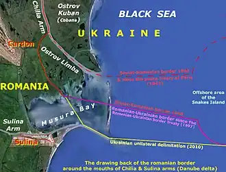 Insula K an der ukrainisch-rumänischen Grenze