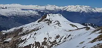 Muttner Horn, von Südosten aus betrachtet