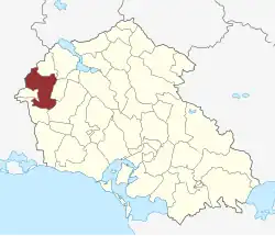 Lage des Krummerup Sogn in der Næstved Kommune