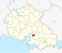 Lage des Sankt Jørgens Sogn in der Næstved Kommune