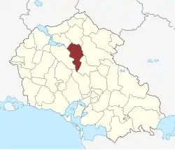 Lage des Skelby Sogn in der Næstved Kommune