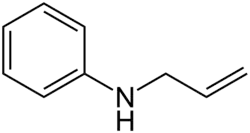 Strukturformel von N-Allylanilin
