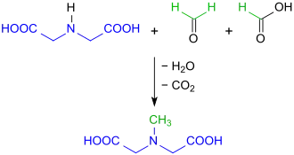 Synthese von N-Methyliminodiessigsäure nach Eschweiler-Clarke