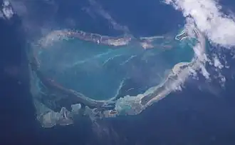 NASA-Bild des Farquhar-Atolls