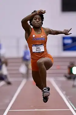 Yanis David Rang zehn mit&nbsp;6,46&nbsp;m