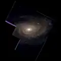 Hochaufgelöste Hubble-Aufnahme des Zentrums von NGC 3338