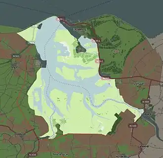 Karte des Nationalparks