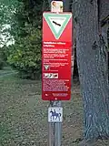 Naturschutzgebiet Hinweisschild