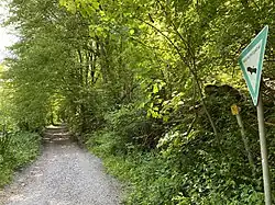 Wander-/Radweg am Wupper-Osthang