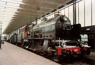 Lokomotive 6317 im Nederlands Spoorwegmuseum in Utrecht