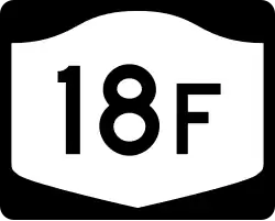 Straßenschild der New York State Route 18F