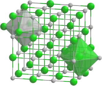 Strukturformel von Silberchlorid