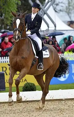 Nadine Capellmann mit Girasol, Grand Prix Kür beim CDI 5* München-Riem, 2013