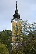 Turm der katholischen Kirche