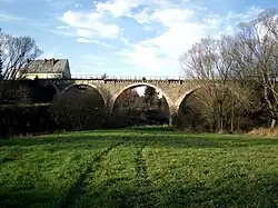 Eisenbahnbrücke über die Selbitz bei Naila