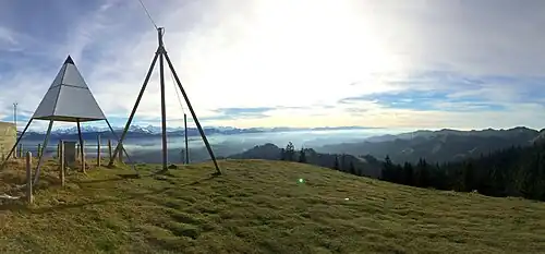 Südwestpanorama beim Triangulationspunkt