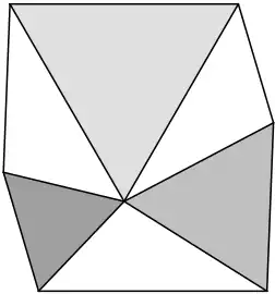 Figur 3: Unregelmäßiges Sechseck (Parkett-Detail)