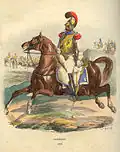 Carabinier à cheval (1810–1815), (Hippoyte Bellangé, 1843)
