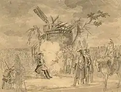 Napoleons Ruhe nach dem Rückzugsbefehl