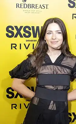 Anna Baryshnikov, die in der Hauptrolle Margarita Levlansky spielt, und Regisseurin Nastasya Popov im März 2025 beim South by Southwest Film Festival