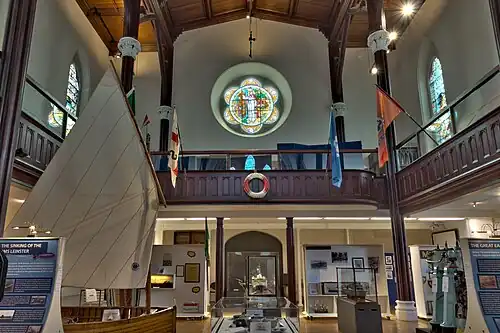 Blick ins Innere des Museums