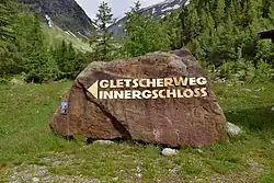 Der Beginn des Gletscherweges