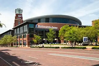 Die Nationwide Arena in Columbus (2021)
