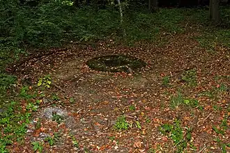 Startstelle am östlichen Ende des Dreiecks