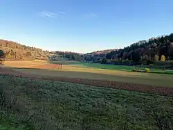 Natt­heimer Tal (2022), Blick in Rich­tung Lindle­tal