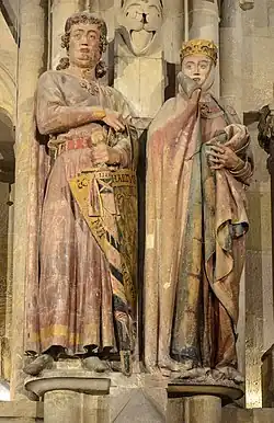 Ekkehard und Uta; zugeschrieben dem Naumburger Meister; 1245–1260; Naumburger Dom (Naumburg, Deutschland)