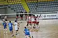 Volleyballspiel zwischen Nea Salamina Famagusta VC und Anorthosis Famagusta VC