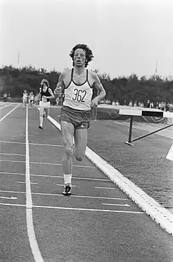Jos Hermens, am Schlusstag Vierter über 5000&nbsp;Meter, erreichte Platz&nbsp;22