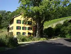 Talguet, Familiensitz bedeutender Winterthurer Geschlechter; Standort oberhalb ehemaliger Burg Wart