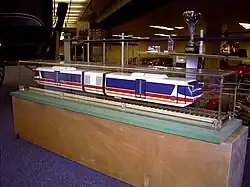 De Dietrich Eurailbus-Modell im Neoplan-Museum Stuttgart-Möhringen