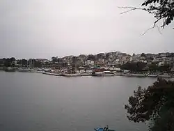 Blick auf die Ortschaft Neos Marmaras