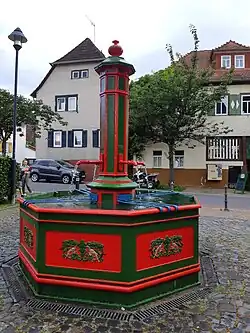 Brunnen in Anspach, Langgasse