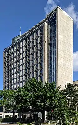Neue-Heimat-Zentrale in Hamburg-Hohenfelde, (Entwurf: Ernst May, Bau: 1956/1957)