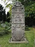 Barocke Grabstele für Georg Philipp Reibenstein