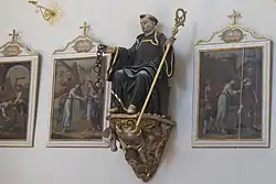 Heiliger Leonhard und Kreuzwegbilder