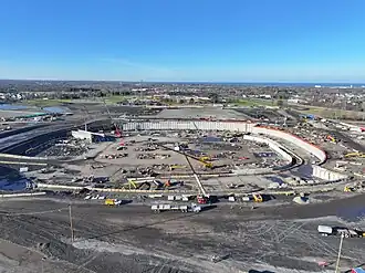 Die Baustelle im Dezember 2023