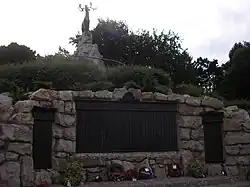 Newfoundland Regiment Memorial mit einem bronzenen Caribou, dem Regimentsemblem