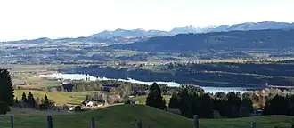 Blick auf den See von Nordwesten