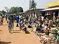 Händler am Straßenrand in Niamtougou (24. Dezember 2006)