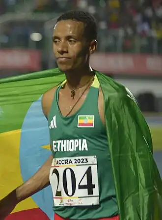 Nibret Melak bei den Afrikaspielen 2023 in Accra