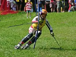 Nicole Gerlach im FIS-Slalom von Faistenau im August 2010