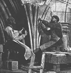 Restaurierung des Nidarosdomes.