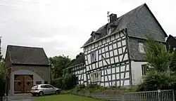 Haus Dorfbachstraße 11, Nordwestfassade