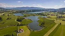 Niedersonthofener See von Nordosten aus der Luft gesehen