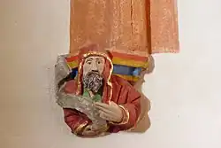 Prophet mit Schriftband