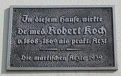 Gedenktafel in Niemegk